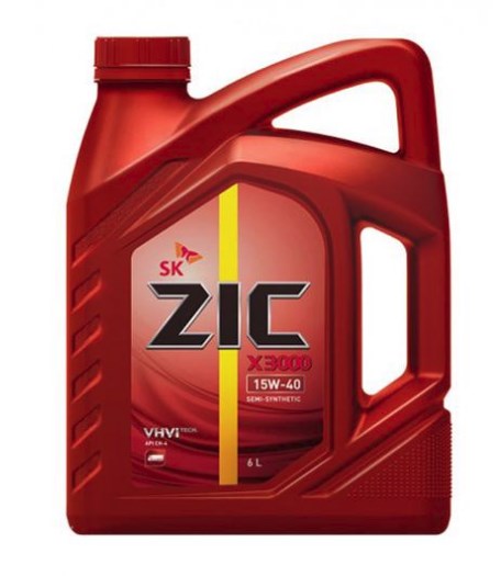 ZIC 172601 Engine oil ZIC X3000 15W-40, 6L 172601: Buy near me in Poland at 2407.PL - Good price!