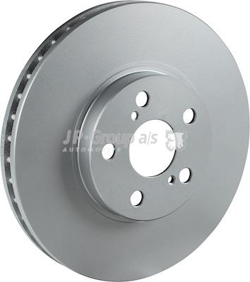 Front brake disc ventilated Jp Group 4863103800