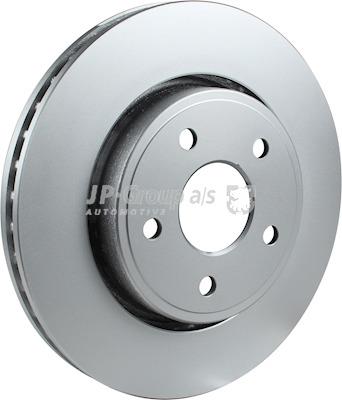 Front brake disc ventilated Jp Group 5563100400