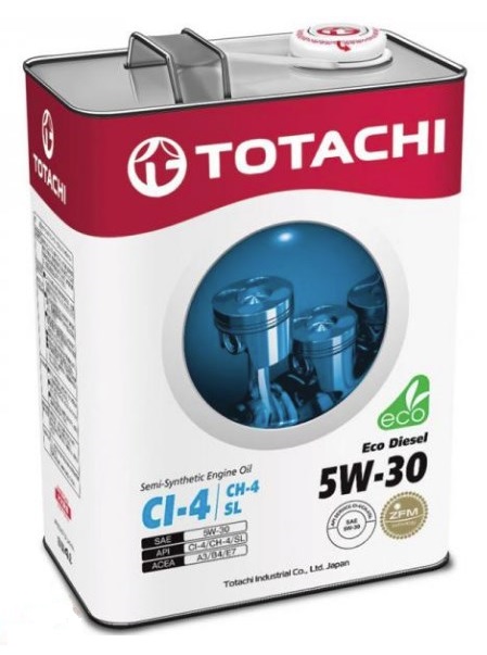 Totachi 4562374690479 Olej silnikowy Totachi Eco Diesel 5W-30, 4 l 4562374690479: Dobra cena w Polsce na 2407.PL - Kup Teraz!