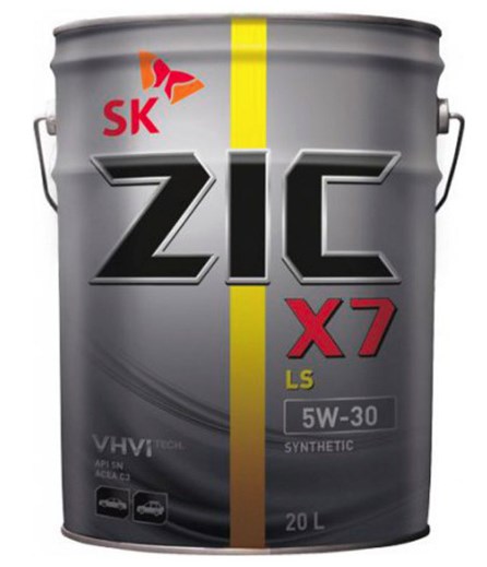ZIC 192619 Engine oil ZIC X7 LS 5W-30, 20L 192619: Buy near me at 2407.PL in Poland at an Affordable price!
