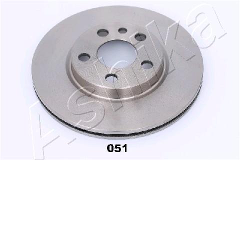 Ashika 60-00-051 Front brake disc ventilated 6000051: Buy near me in Poland at 2407.PL - Good price!