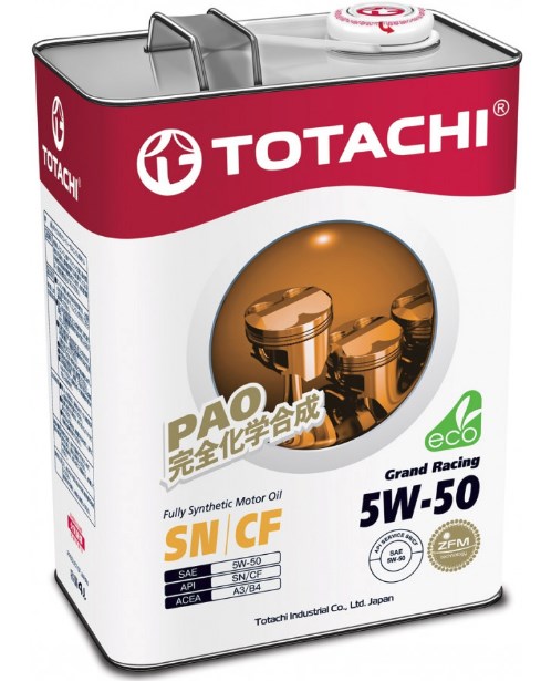 Totachi 4562374690707 Engine oil Totachi Grand Racing 5W-50, 4L 4562374690707: Buy near me in Poland at 2407.PL - Good price!