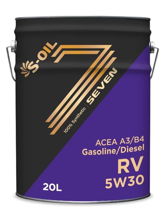 S-Oil SRV53020 Моторное масло S-Oil SEVEN RV 5W-30, 20л SRV53020: Отличная цена - Купить в Польше на 2407.PL!