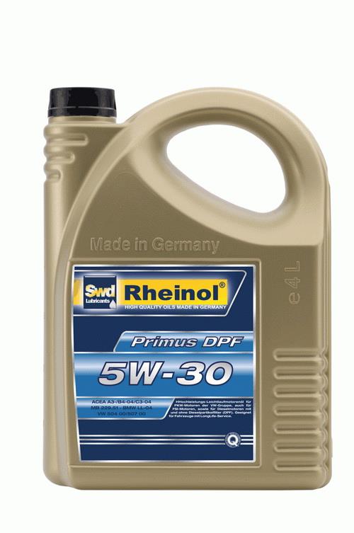 SWD Rheinol 30180.481 Motoröl SWD Rheinol Primus DPF 5W-30, 4L 30180481: Kaufen Sie zu einem guten Preis in Polen bei 2407.PL!
