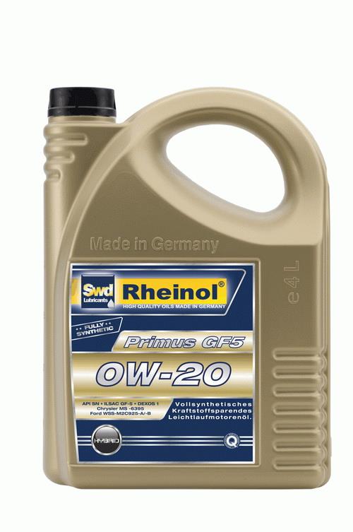 SWD Rheinol 31171.481 Motoröl SWD Rheinol Primus GF5 0W-20, 4L 31171481: Kaufen Sie zu einem guten Preis in Polen bei 2407.PL!