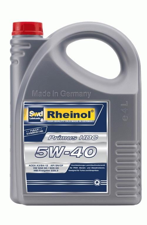 SWD Rheinol 31167.485 Engine oil SWD Rheinol Primus HDC 5W-40, 4L 31167485: Buy near me in Poland at 2407.PL - Good price!