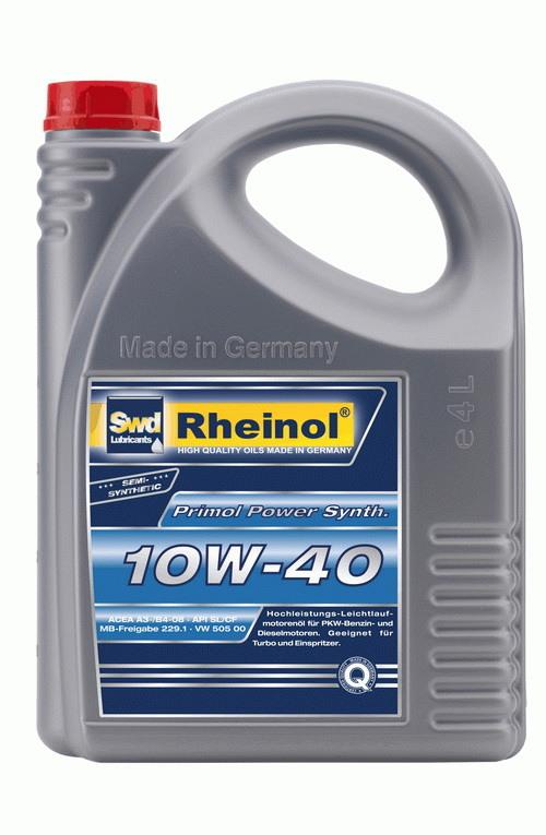 SWD Rheinol 31344.480 Motoröl SWD Rheinol Primol Power Synth. CS 10W-40, 4L 31344480: Kaufen Sie zu einem guten Preis in Polen bei 2407.PL!