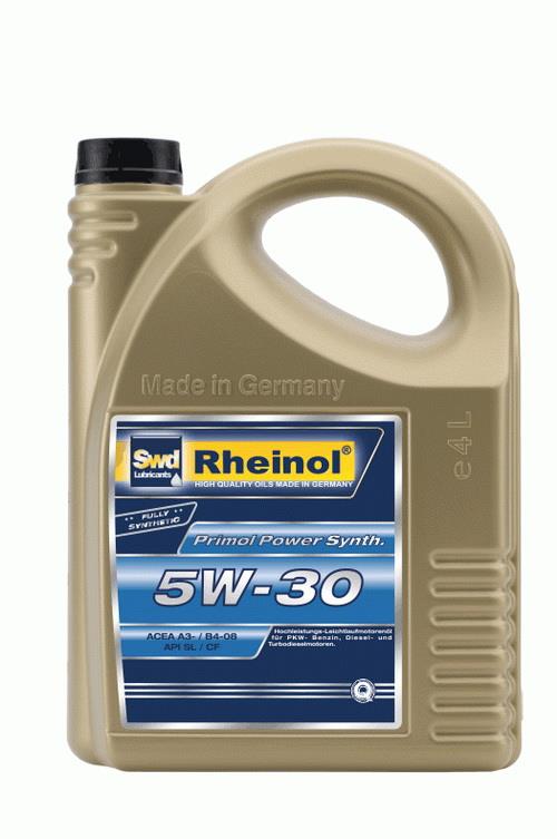 SWD Rheinol 31357.480 Моторное масло SWD Rheinol Primol Power Synth. 5W-30, 4л 31357480: Отличная цена - Купить в Польше на 2407.PL!