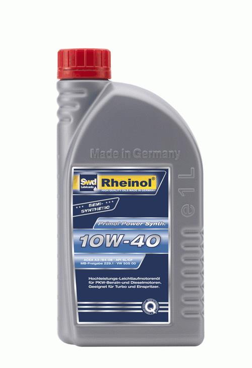 SWD Rheinol 31345.170 Engine oil SWD Rheinol Primol Power Synth. 10W-40, 1L 31345170: Buy near me in Poland at 2407.PL - Good price!