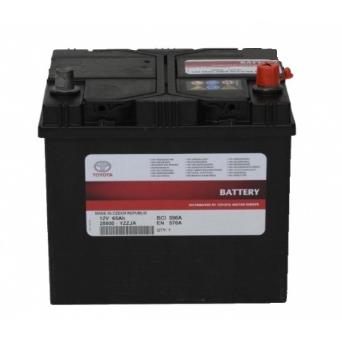 Toyota 2880043261 Battery Toyota 12V 65AH 580A(EN) R+ 2880043261: Buy near me in Poland at 2407.PL - Good price!