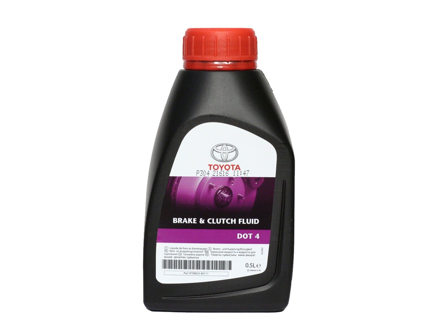 Toyota 08823-80111 Brake Fluid DOT 4, 0.5L 0882380111: Buy near me at 2407.PL in Poland at an Affordable price!