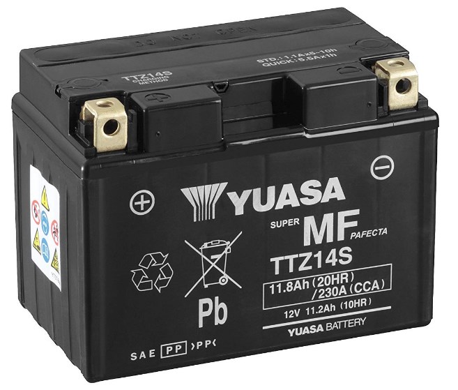 Yuasa TTZ14S Akumulator Yuasa AGM 12V 11,2Ah 230A L+ TTZ14S: Dobra cena w Polsce na 2407.PL - Kup Teraz!