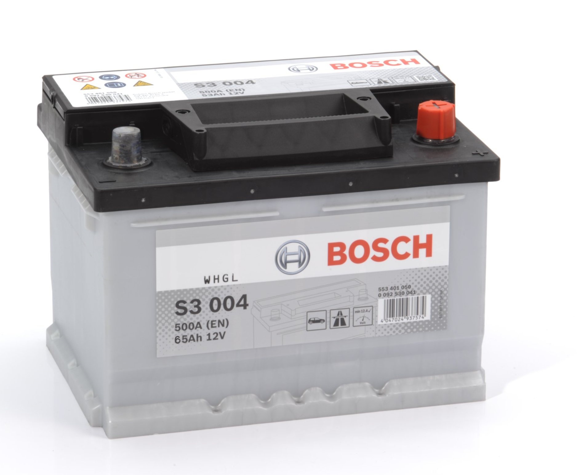 Bosch 0 092 S48 017 Battery Bosch 12V 65Ah 500A(EN) L+ 0092S48017: Buy near me in Poland at 2407.PL - Good price!