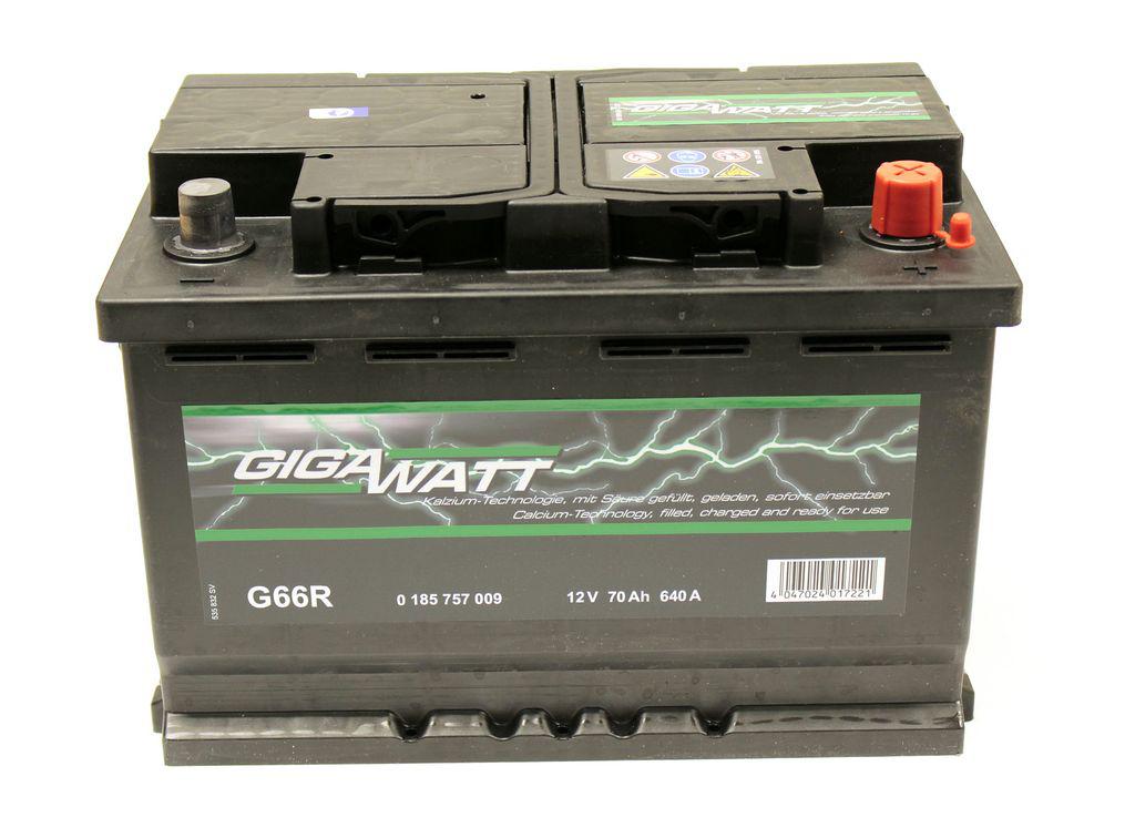 Gigawatt 0 185 757 010 Battery Gigawatt 12V 70AH 640A(EN) L+ 0185757010: Buy near me in Poland at 2407.PL - Good price!