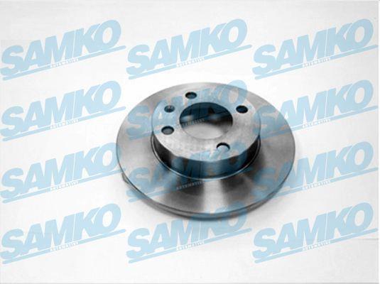 Samko V2443P Rear brake disc, non-ventilated V2443P: Buy near me in Poland at 2407.PL - Good price!