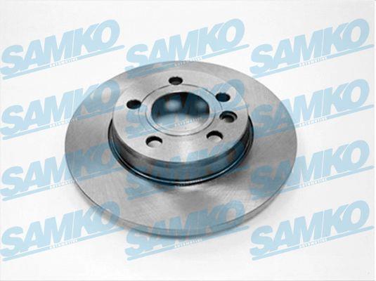 Samko V2391P Тормозной диск задний невентилируемый V2391P: Отличная цена - Купить в Польше на 2407.PL!