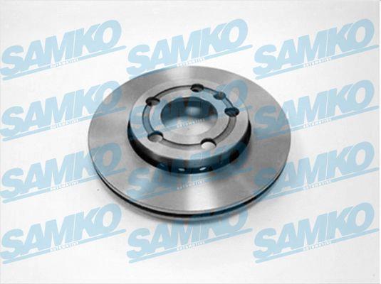 Samko V2007V Ventilated disc brake, 1 pcs. V2007V: Buy near me in Poland at 2407.PL - Good price!