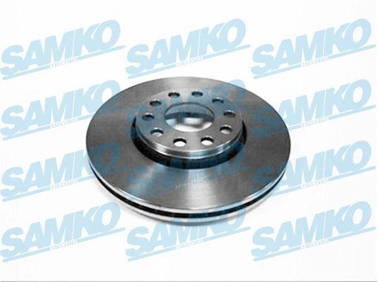 Samko V2004V Tarcza hamulcowa wentylowana, 1 szt. V2004V: Dobra cena w Polsce na 2407.PL - Kup Teraz!