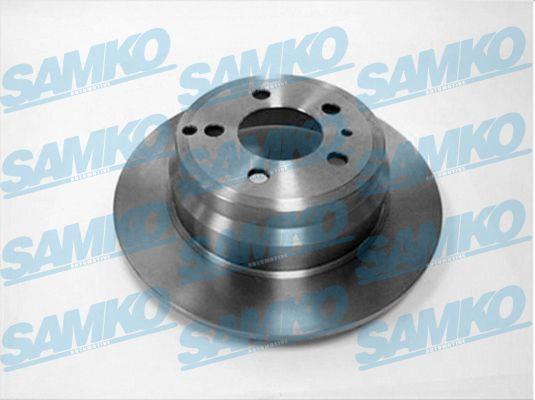 Samko V1293P Rear brake disc, non-ventilated V1293P: Buy near me in Poland at 2407.PL - Good price!