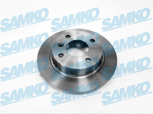 Samko V1131P Rear brake disc, non-ventilated V1131P: Buy near me in Poland at 2407.PL - Good price!