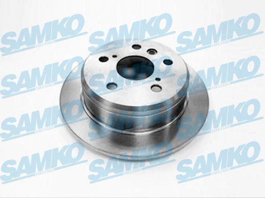 Samko T2888P Brake discs rear non-ventilated, set T2888P: Buy near me in Poland at 2407.PL - Good price!