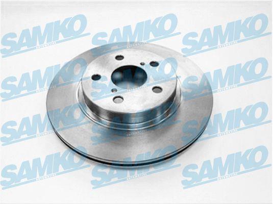 Samko T2841V Ventilated disc brake, 1 pcs. T2841V: Buy near me in Poland at 2407.PL - Good price!