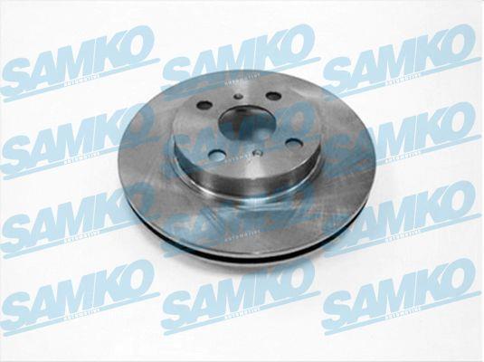Samko T2071V Ventilated disc brake, 1 pcs. T2071V: Buy near me in Poland at 2407.PL - Good price!