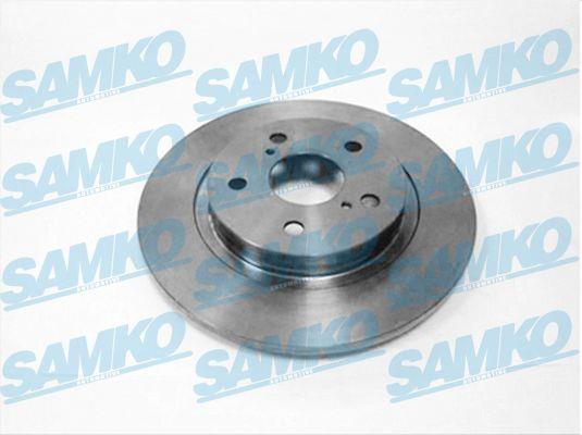 Samko T2060P Тормозной диск задний невентилируемый T2060P: Отличная цена - Купить в Польше на 2407.PL!