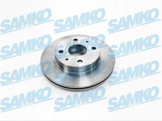 Samko T2034V Ventilated disc brake, 1 pcs. T2034V: Buy near me in Poland at 2407.PL - Good price!