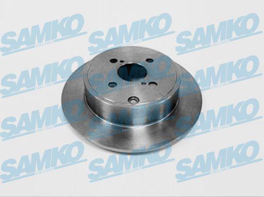 Samko T2026P Rear brake disc, non-ventilated T2026P: Buy near me in Poland at 2407.PL - Good price!
