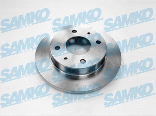 Samko S8000P Rear brake disc, non-ventilated S8000P: Buy near me in Poland at 2407.PL - Good price!