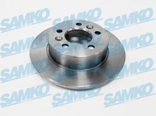 Samko R1481P Rear brake disc, non-ventilated R1481P: Buy near me in Poland at 2407.PL - Good price!