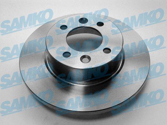 Samko R1191P Rear brake disc, non-ventilated R1191P: Buy near me in Poland at 2407.PL - Good price!