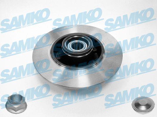 Samko R1055PCA Rear brake disc, non-ventilated R1055PCA: Buy near me in Poland at 2407.PL - Good price!