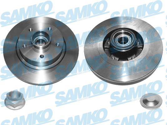 Samko R1049PCA Rear brake disc, non-ventilated R1049PCA: Buy near me in Poland at 2407.PL - Good price!