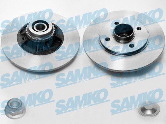 Samko R1034PCA Rear brake disc, non-ventilated R1034PCA: Buy near me at 2407.PL in Poland at an Affordable price!
