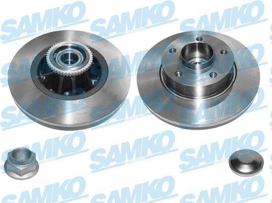 Samko R1020PCA Rear brake disc, non-ventilated R1020PCA: Buy near me in Poland at 2407.PL - Good price!