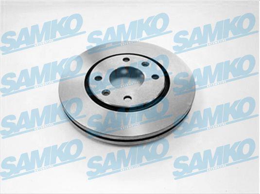 Samko P1201V Ventilated disc brake, 1 pcs. P1201V: Buy near me in Poland at 2407.PL - Good price!