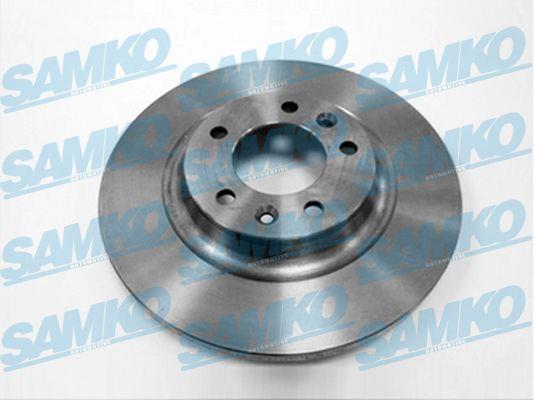 Samko P1005P Rear brake disc, non-ventilated P1005P: Buy near me in Poland at 2407.PL - Good price!