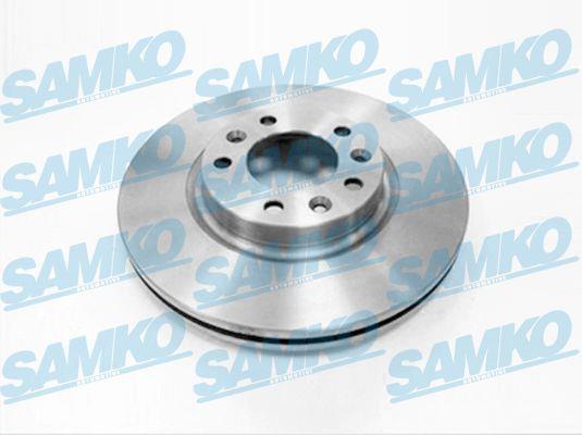 Samko P1004V Тормозной диск передний вентилируемый P1004V: Отличная цена - Купить в Польше на 2407.PL!