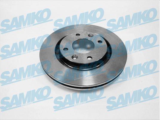 Samko P1002V Ventilated disc brake, 1 pcs. P1002V: Buy near me in Poland at 2407.PL - Good price!