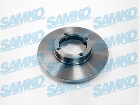 Samko O1441P Тормозной диск передний невентилируемый O1441P: Отличная цена - Купить в Польше на 2407.PL!
