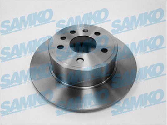 Samko O1331P Rear brake disc, non-ventilated O1331P: Buy near me in Poland at 2407.PL - Good price!