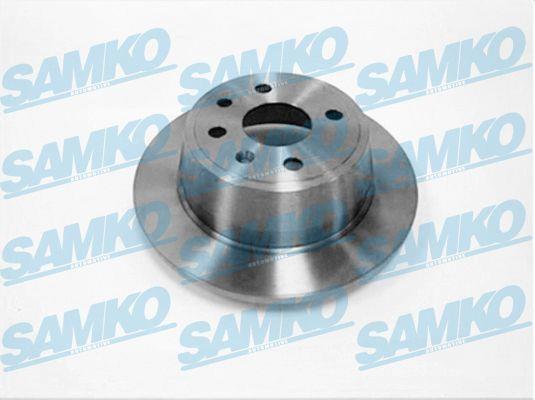 Samko O1231P Rear brake disc, non-ventilated O1231P: Buy near me in Poland at 2407.PL - Good price!