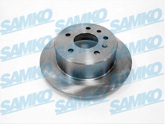 Samko O1141P Тормозной диск задний невентилируемый O1141P: Отличная цена - Купить в Польше на 2407.PL!