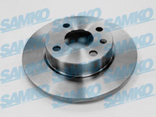 Samko O1013P Rear brake disc, non-ventilated O1013P: Buy near me in Poland at 2407.PL - Good price!