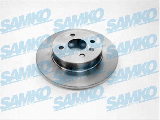 Samko O1004P Rear brake disc, non-ventilated O1004P: Buy near me in Poland at 2407.PL - Good price!