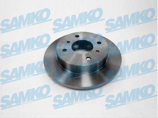 Samko N2553P Rear brake disc, non-ventilated N2553P: Buy near me in Poland at 2407.PL - Good price!
