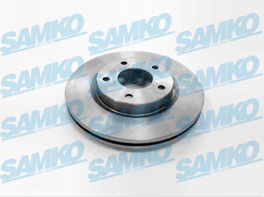 Samko N2018V Ventilated disc brake, 1 pcs. N2018V: Buy near me in Poland at 2407.PL - Good price!